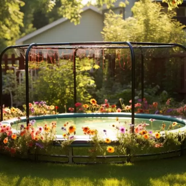 Trampolina ogrodowa z siatką wewnętrzną: najlepsza rozrywka na twoim podwórku